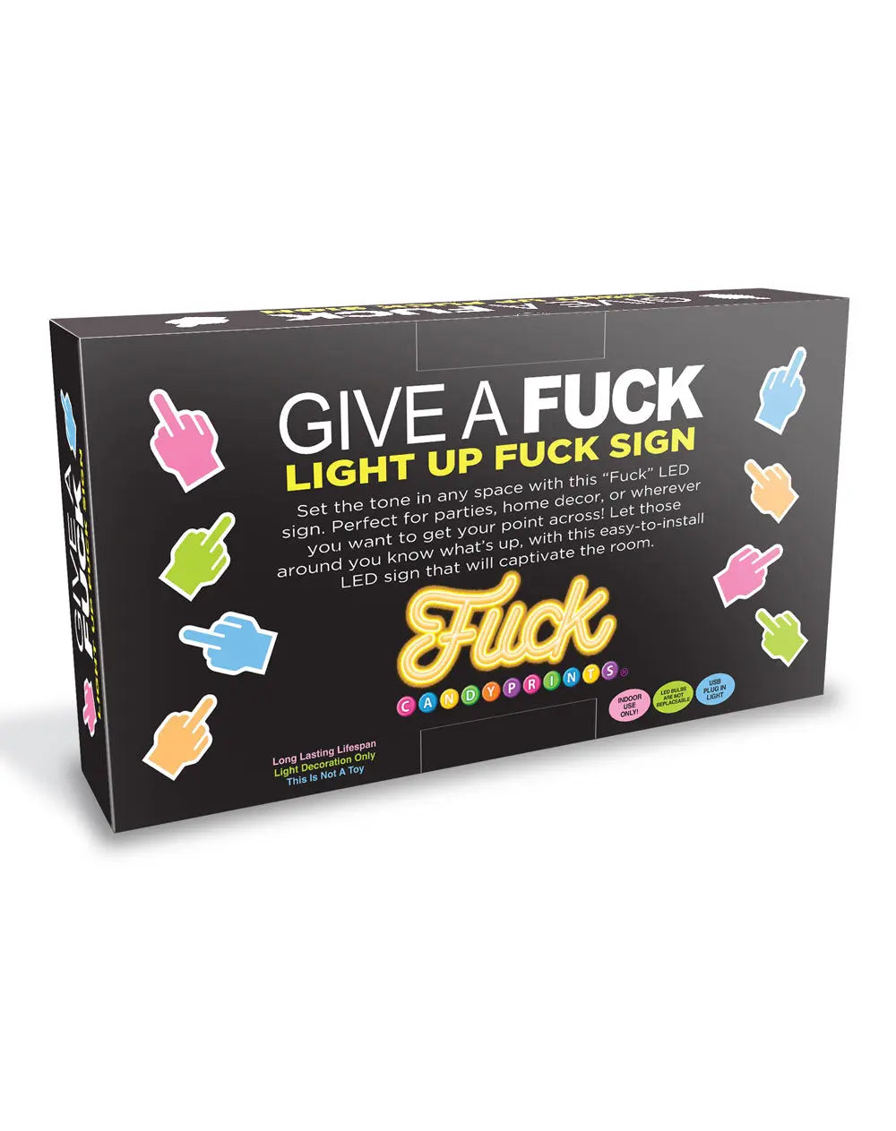 Neon Fuck Light Up Sign Little Genie