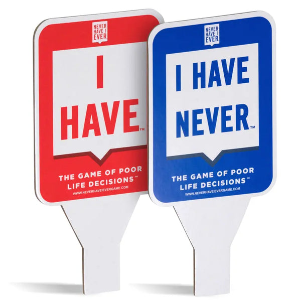 Never I Have Ever Paddles, Set of 10 Ideas Never Implemented