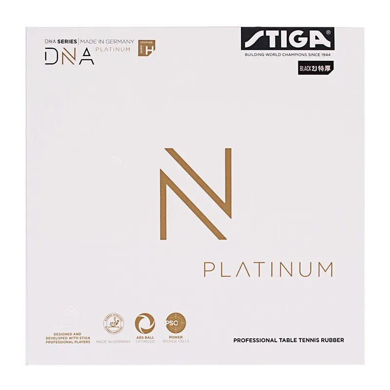 New Arrival Stiga DNA Platinum M  Platinum H  Table Tennis Racket Rubber Ping Pong Blade Rubbers Pimples In PLATINUM Pro Rubbers