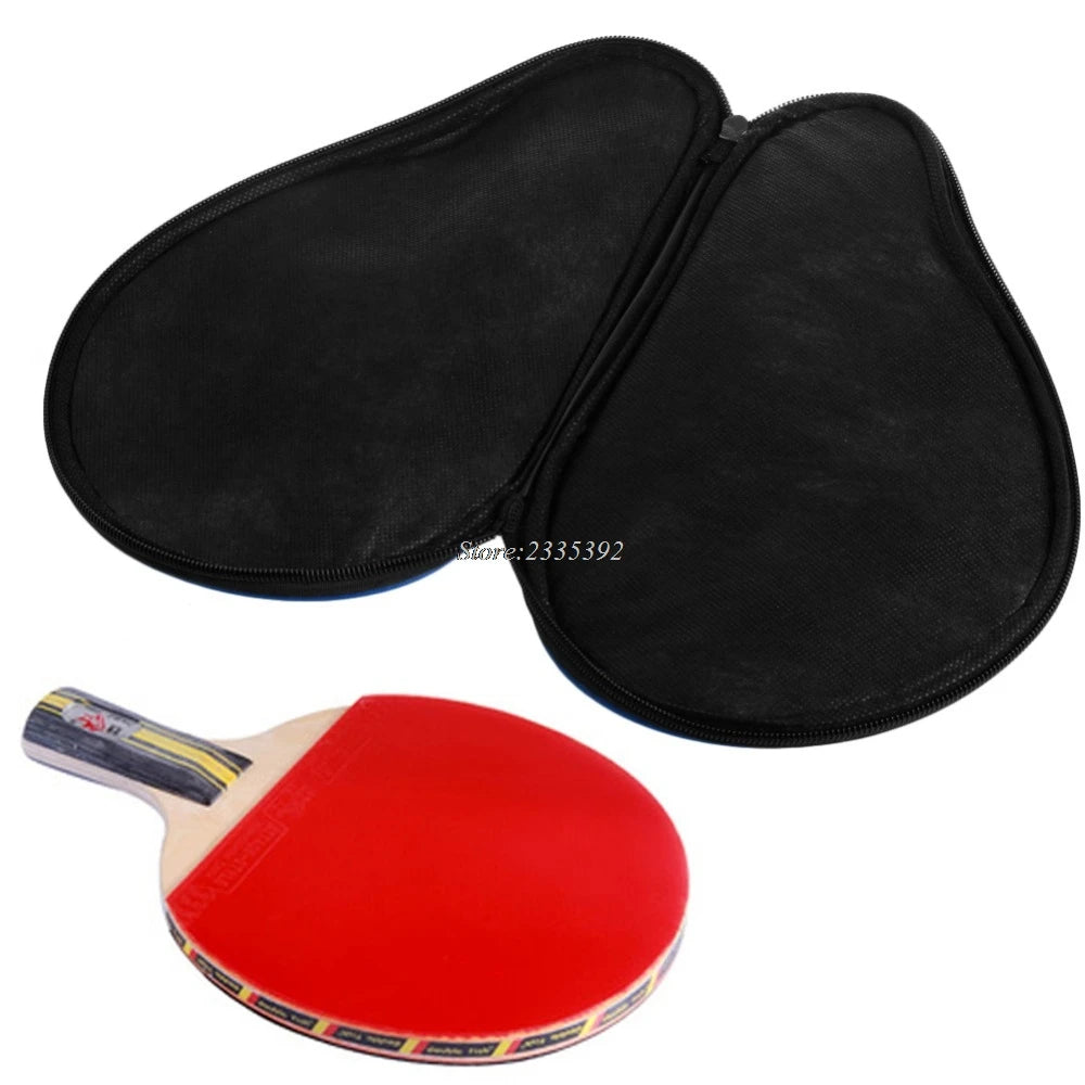 New Portable Waterproof Table Tennis Racket Case Bag For 2 Ping Pong Paddle Bat