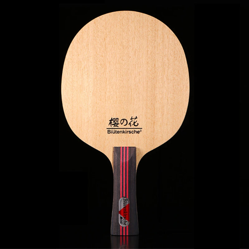 New Table Tennis Racket Bottom Plate Pure Wood Ping Pong Blade Paddle Long Handl Horizontal Grip Table Tennis Blade Durable