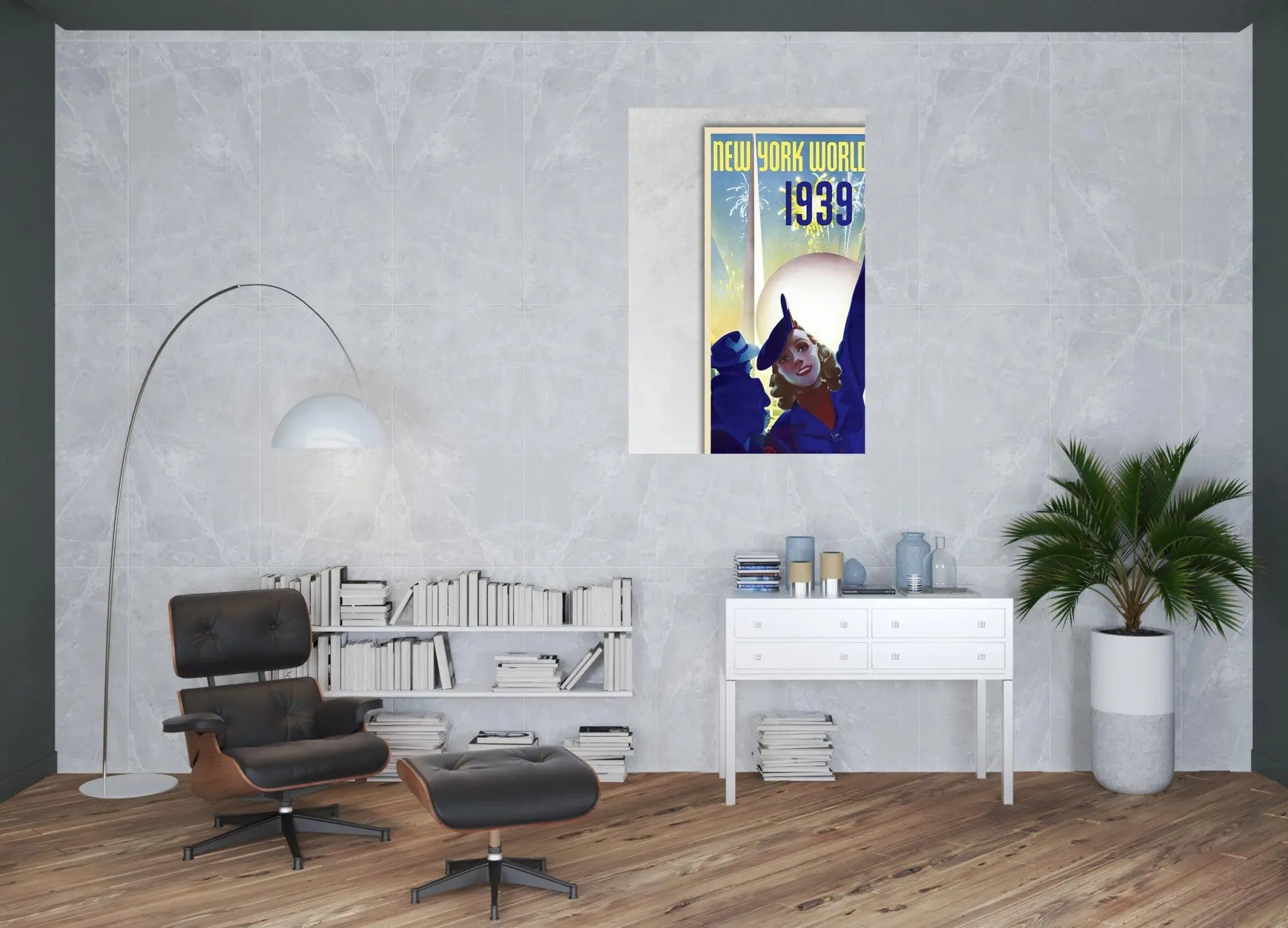 New York 1939 World's Fair Vintage Travel Unframed Print Wall Art Homeroots Home Decor