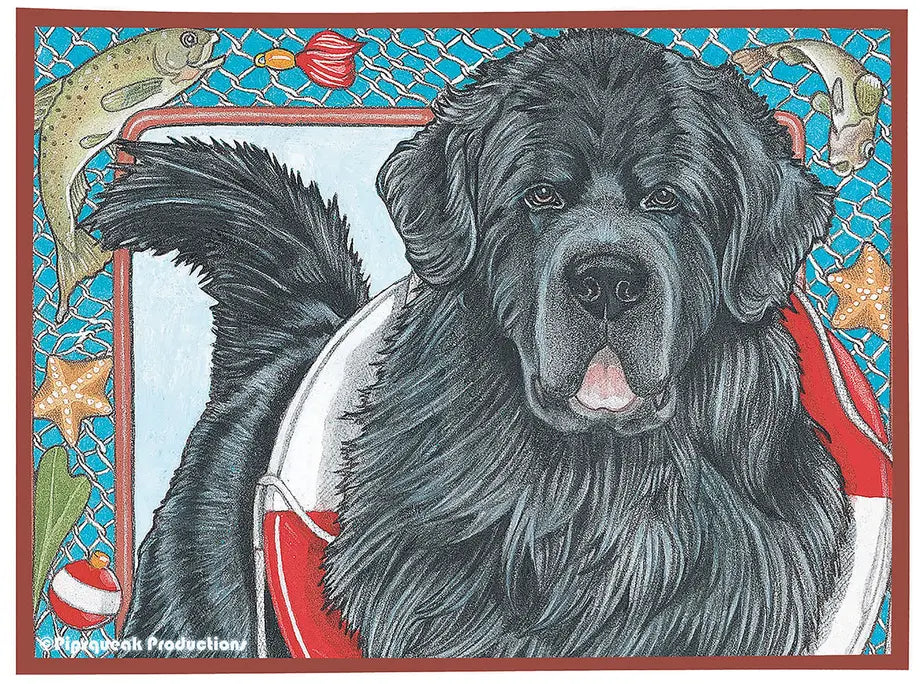 Newfoundland - Best of Breed Dog Breed Fleece Blanket Best of Breed
