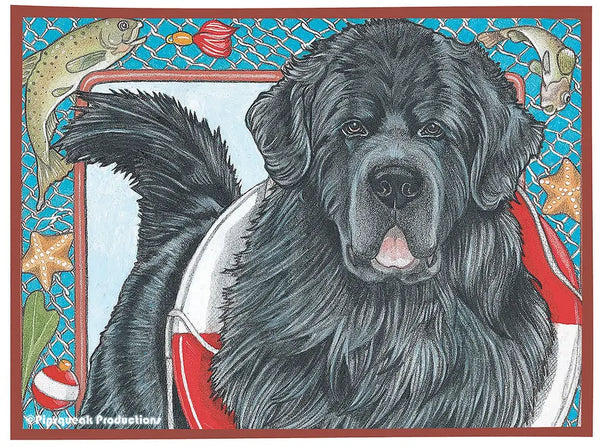 Newfoundland - Best of Breed Dog Breed Fleece Blanket Best of Breed