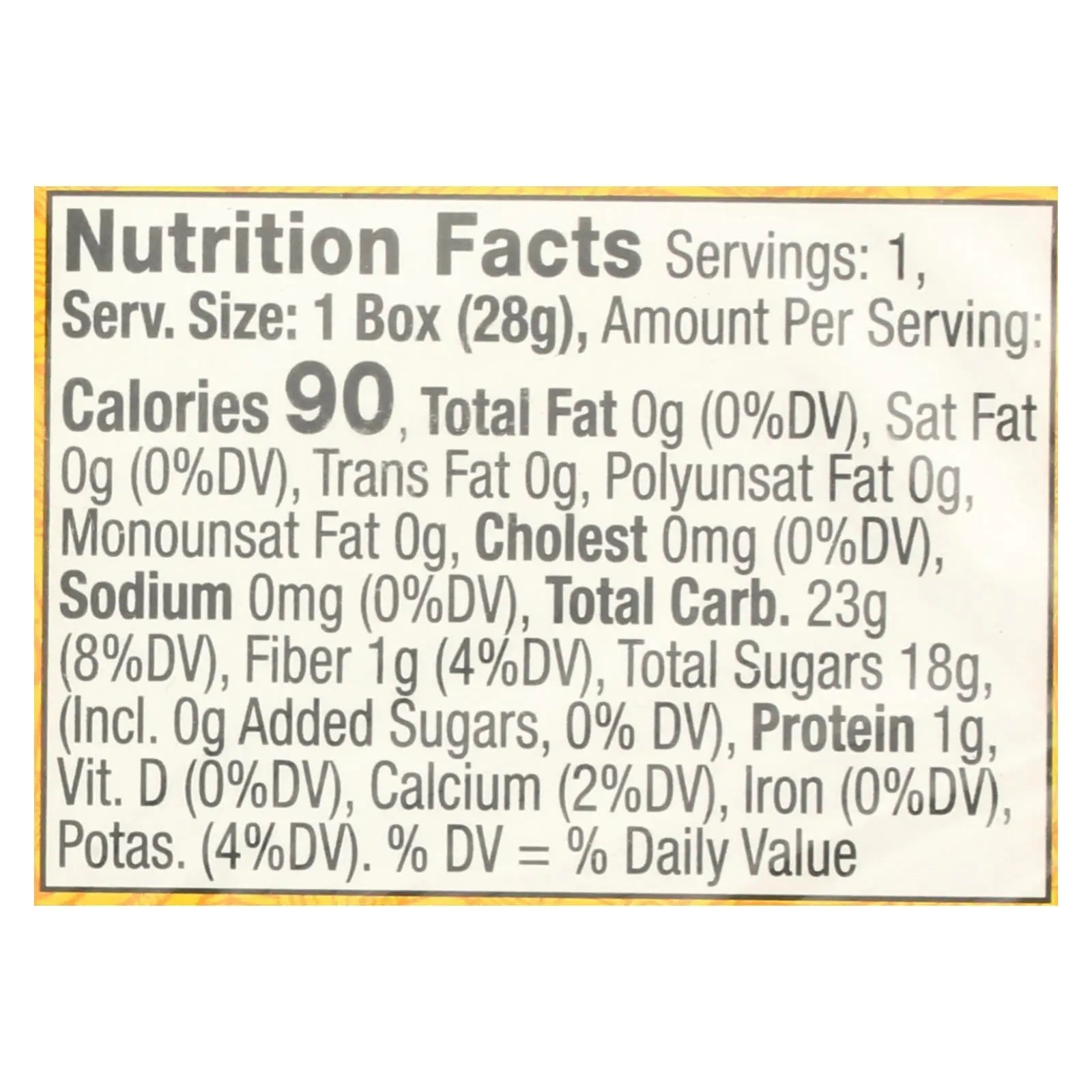 Newman's Own Organics Raisins  - Case Of 12 - 6/1.0 Oz Newman's Own Organics