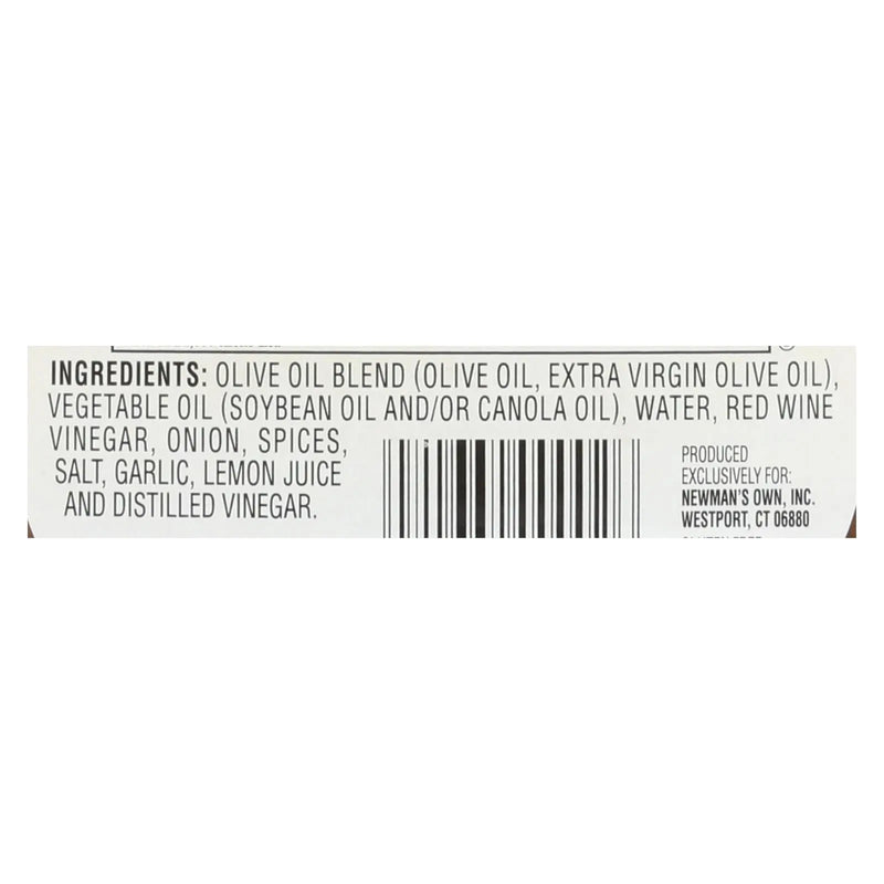 Newman's Own Red Wine Dressing - Vinegar And Olive Oil - Case Of 6 - 16 Fl Oz. Newman's Own