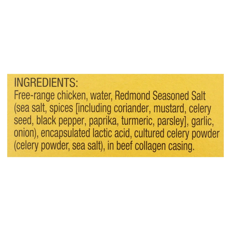 Nick's Sticks - Snack Stk Chicken Fr Rnge - Case Of 25 - 1.7 Oz Nick's Sticks