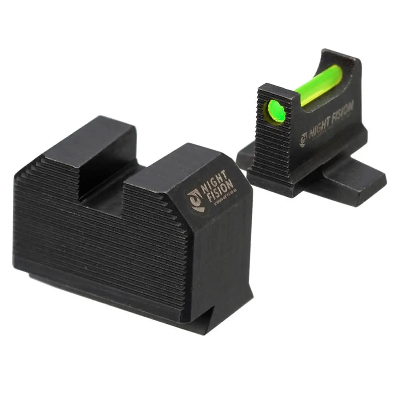 Night Fision Optic Height Fiber Optic Sight Set For Smith & Wesson M&p 2.0 Green Front/blank Rear NIGHTFISION