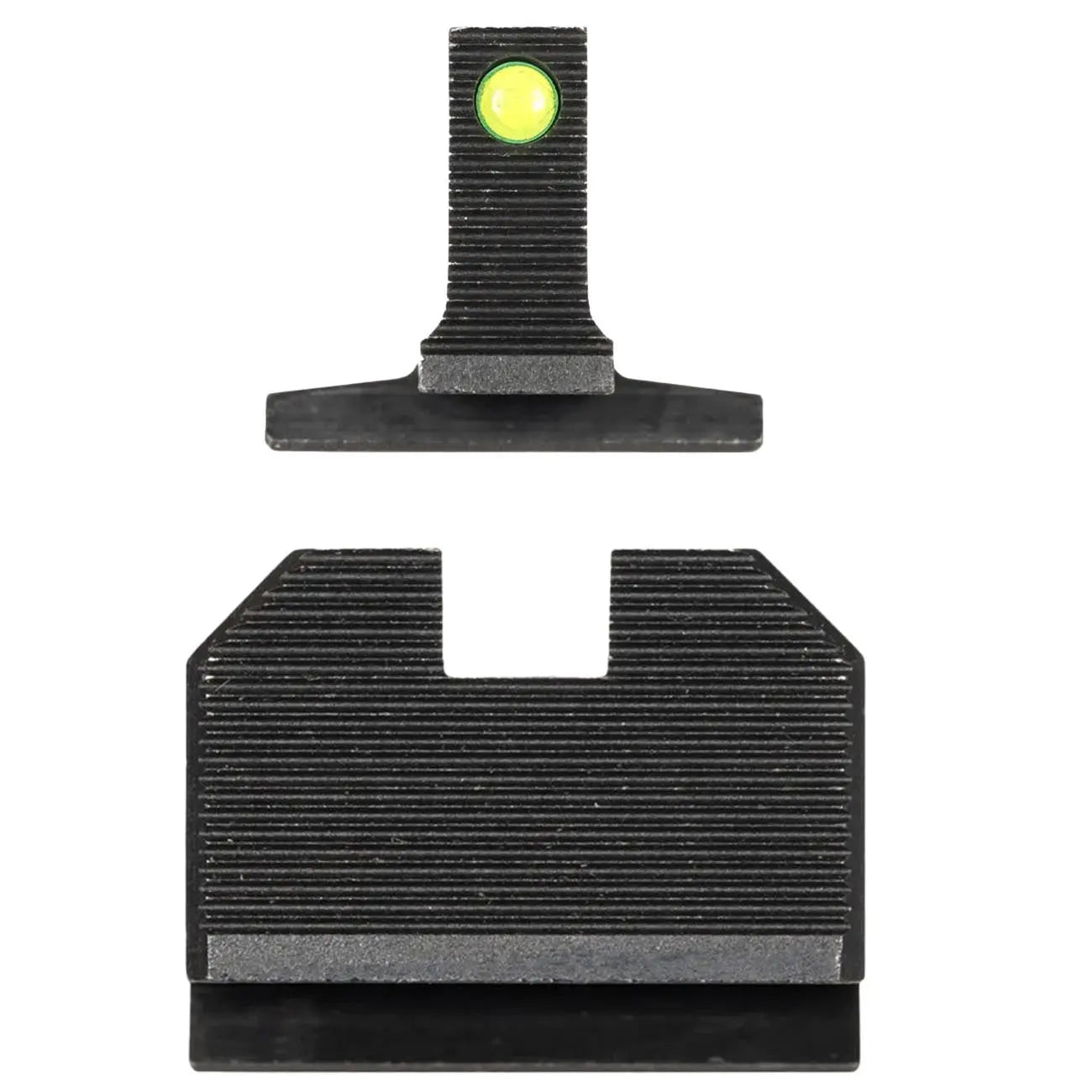 Night Fision Optic Height Fiber Optic Sight Set For Smith & Wesson M&p 2.0 Green Front/blank Rear NIGHTFISION