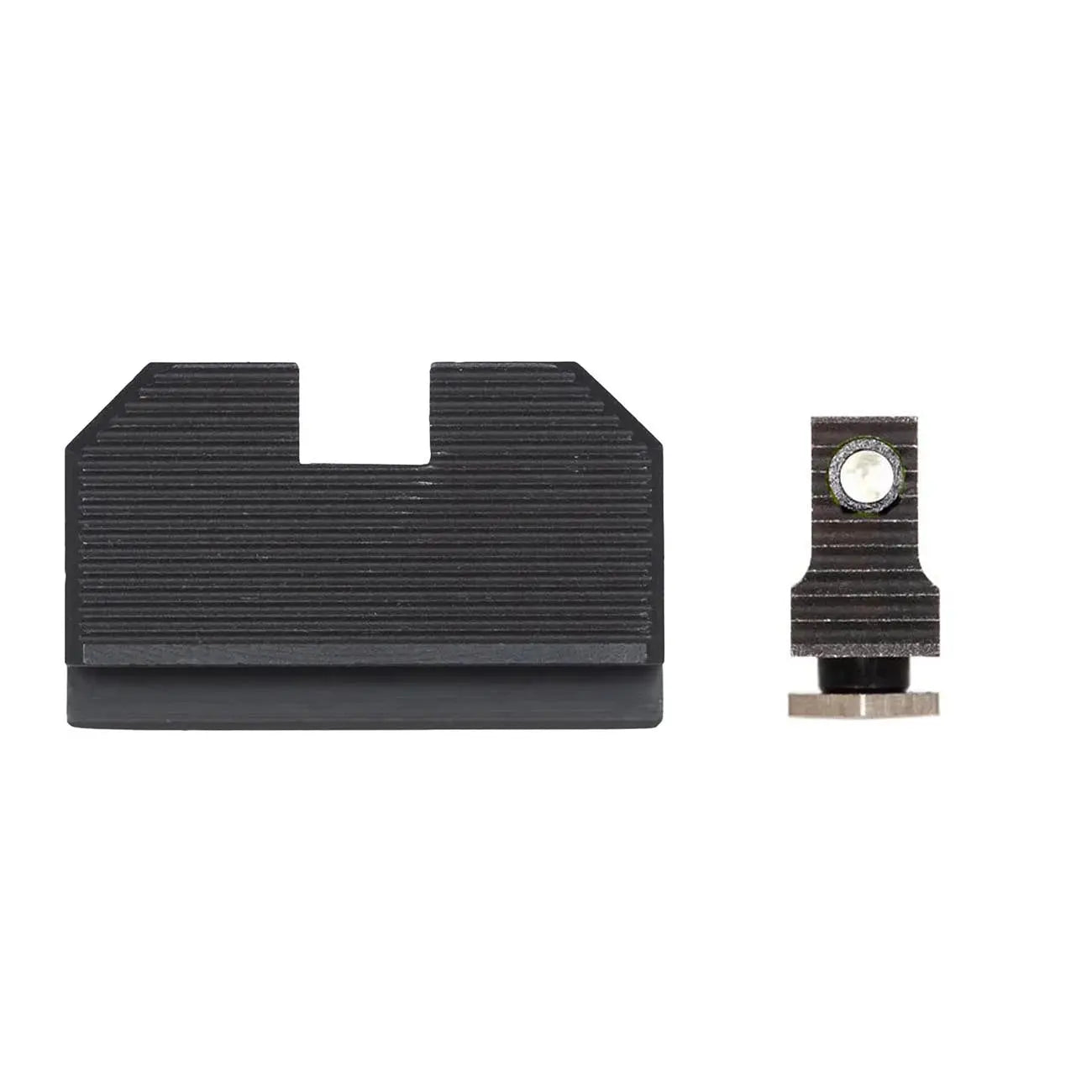 Night Fision Optic Height Fiber Optic Sight Set For Walther Pdp/ppq Blank Front/blank Rear NIGHTFISION