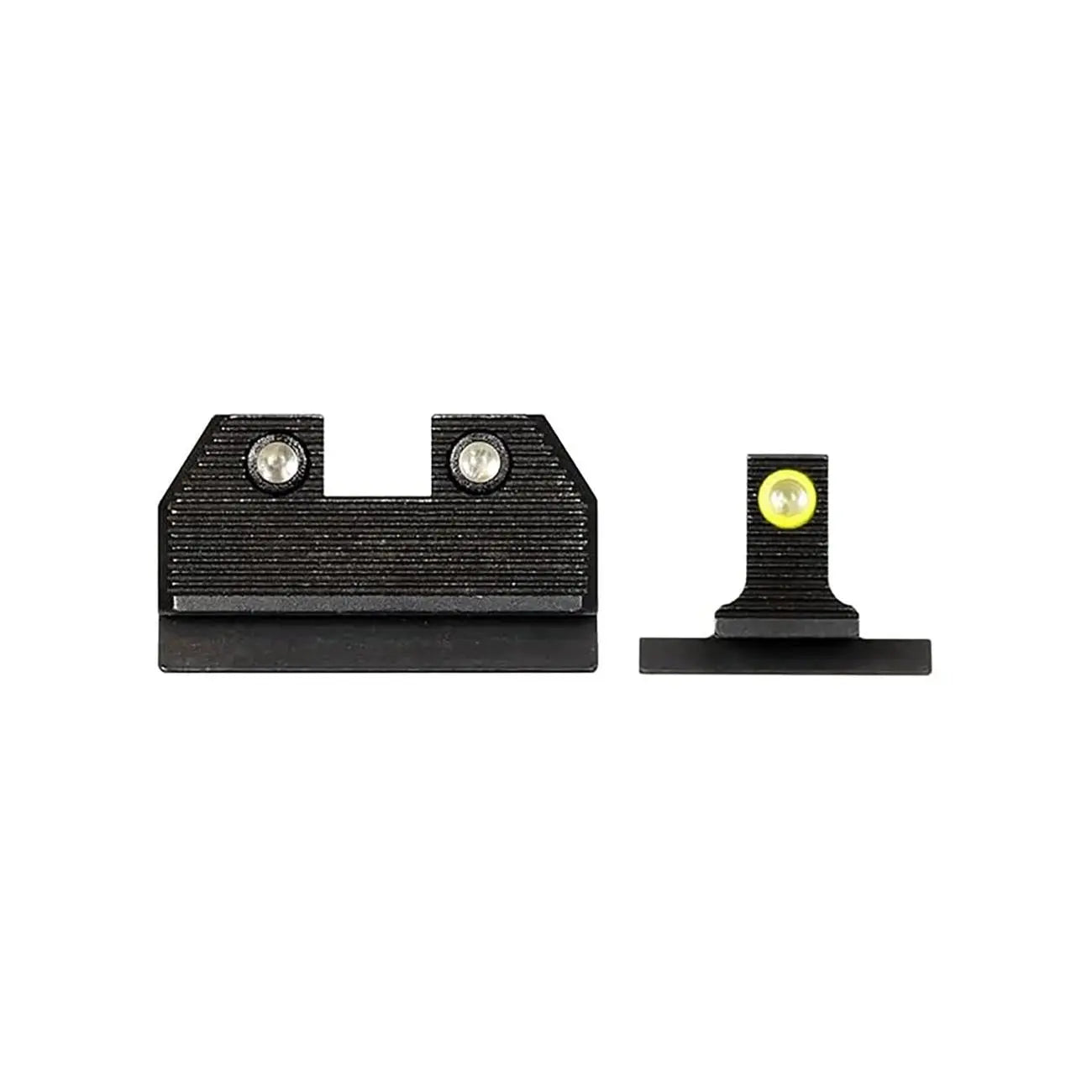 Night Fision Optic Height Sights For Sig Sauer P365/p320 Green Front/blacked Out Rear Sights NIGHTFISION