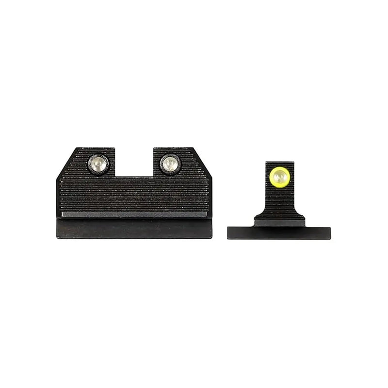 Night Fision Optic Height Sights For Sig Sauer P365/p320 Green Front/blacked Out Rear Sights NIGHTFISION