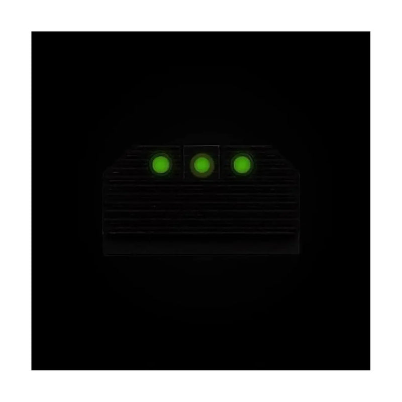 Night Fision Optic Height Sights For Sig Sauer P365/p320 Green Front/blacked Out Rear Sights NIGHTFISION