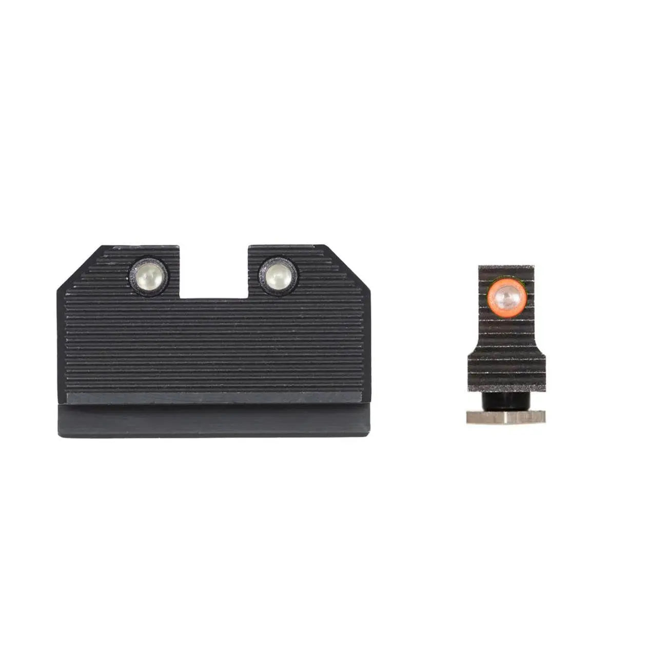 Night Fision Perfect Dot™ Night Sight Set – Optic Co-witness Height Orange Front/blank Square Rear NIGHTFISION