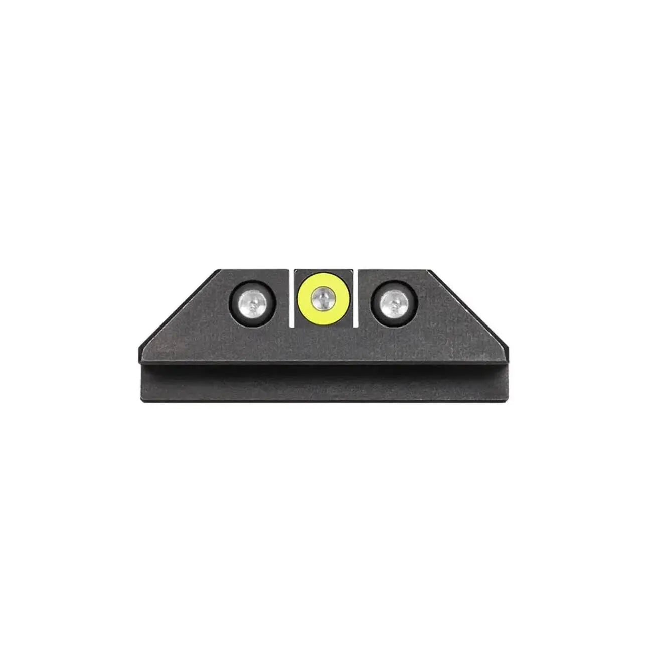 Night Fision Tritium Night Sights For Glock 42/43/43x Yellow Tritium Front Ring/square Tritium Black NIGHTFISION