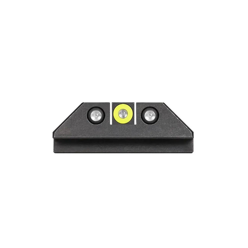 Night Fision Tritium Night Sights For Glock 42/43/43x Yellow Tritium Front Ring/square Tritium Black NIGHTFISION