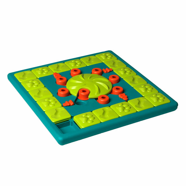 Nina Ottosson MultiPuzzle Interactive Treat Dog Puzzle Toy Blue Level 4 Nina Ottosson