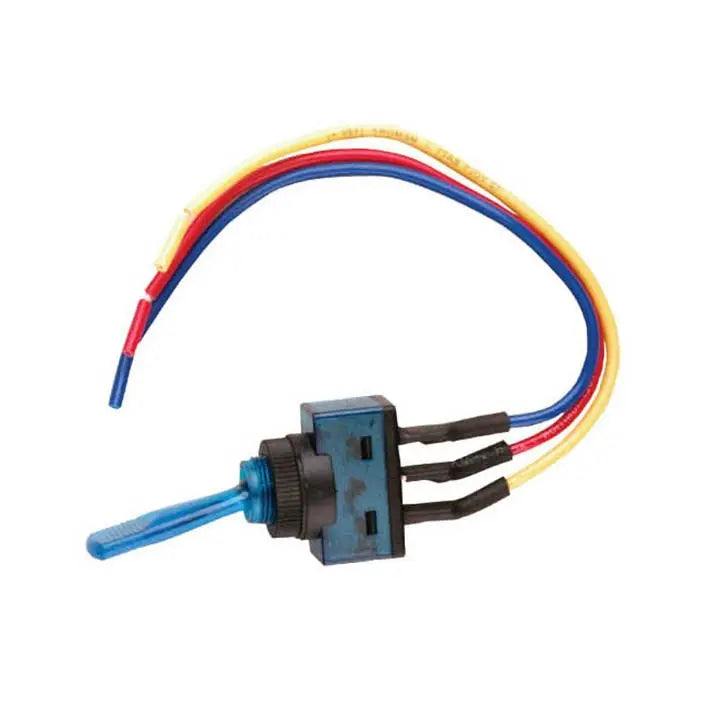 Nippon Blue Illuminated Toggle Switch With 6" Leads Nippon