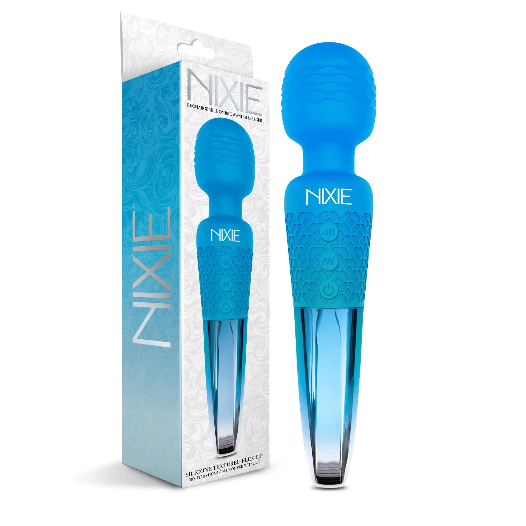 Nixie Rechargeable Wand Massager Global Novelties LLC
