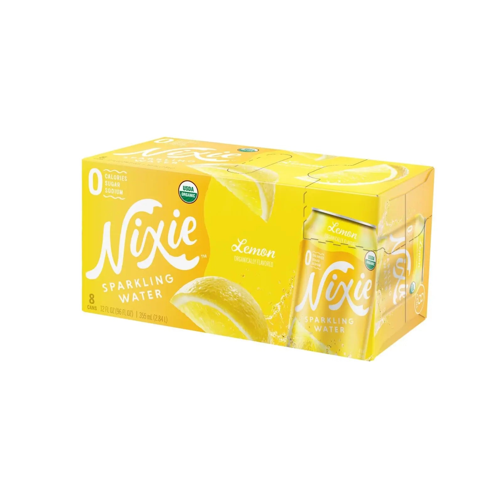Nixie Sparkling Water - Sparkling Water Lemon - Case Of 3 - 8/12 Fz Nixie Sparkling Water