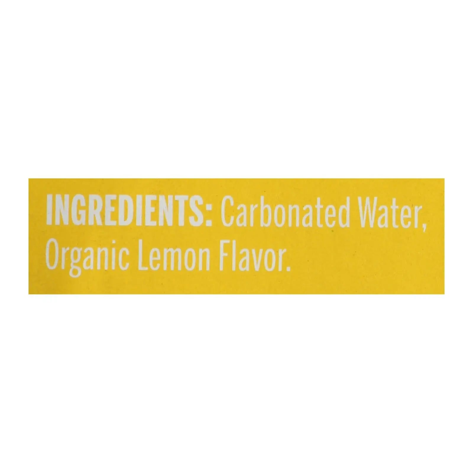Nixie Sparkling Water - Sparkling Water Lemon - Case Of 3 - 8/12 Fz Nixie Sparkling Water