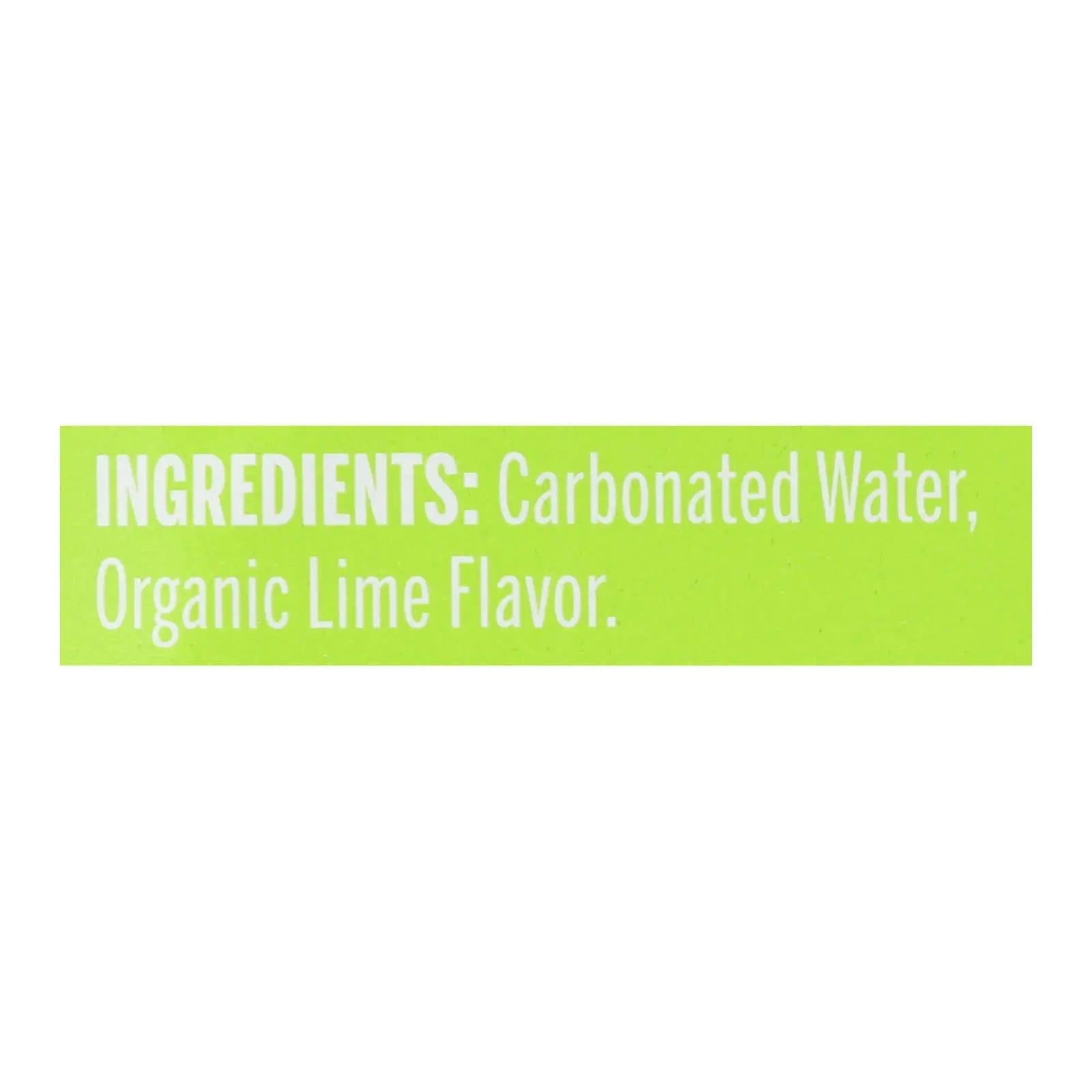 Nixie Sparkling Water - Sparkling Water Lime - Case Of 3 - 8/12 Fz Nixie Sparkling Water