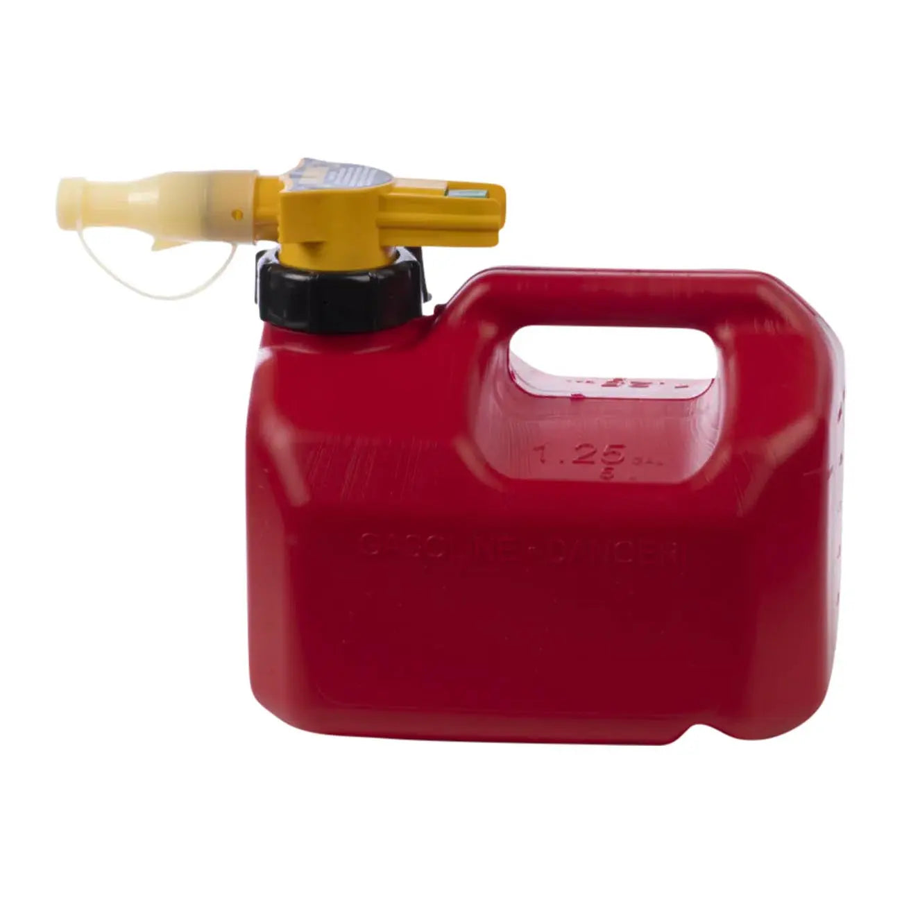 No-spill 1.25-gallon Gas Can Red With Viewstripe Stripe NOSPILL
