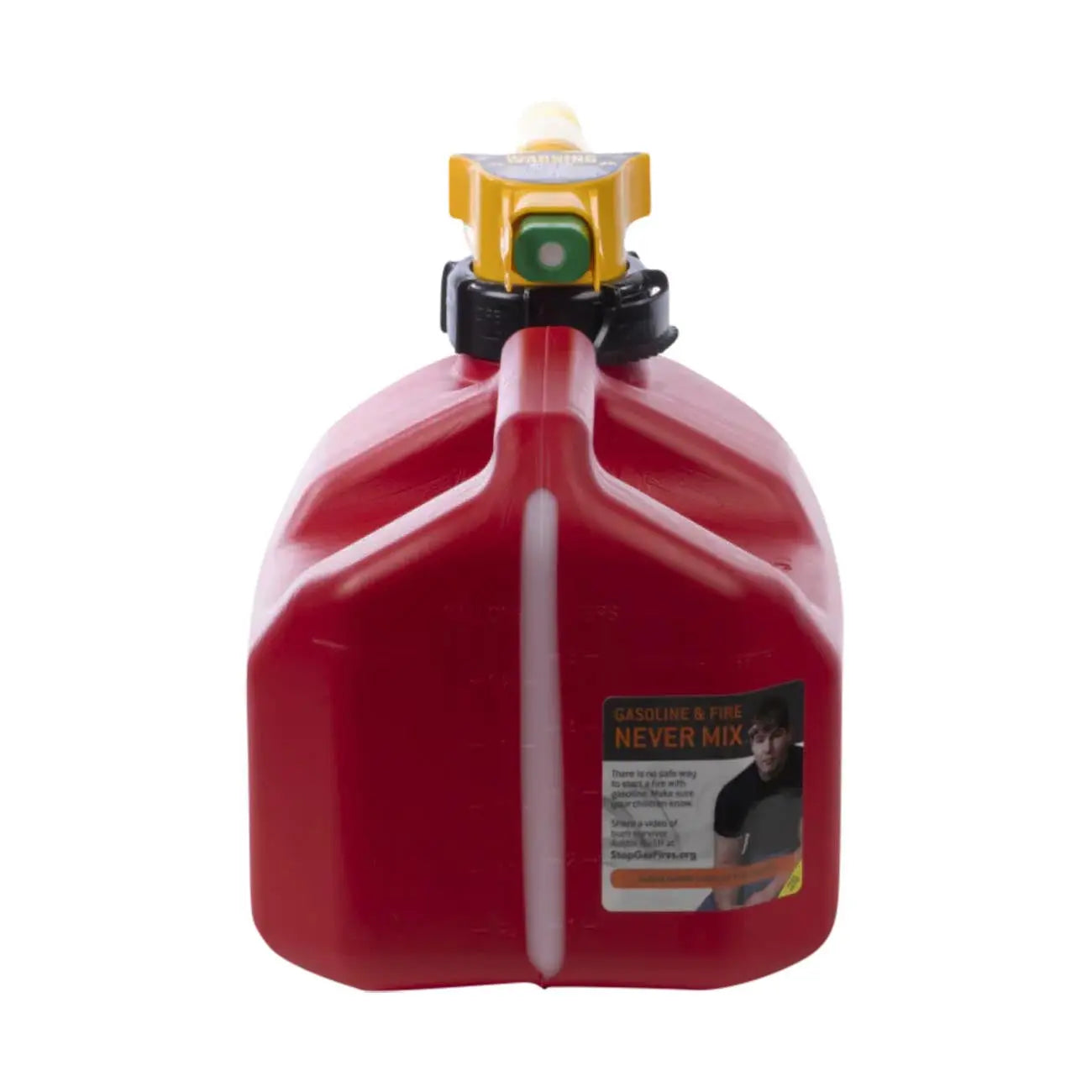 No-spill 1.25-gallon Gas Can Red With Viewstripe Stripe NOSPILL