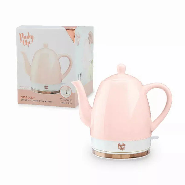Noelle Pink Ceramic Electric Tea Kettle By Pinky Up True Brands