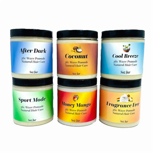 Non-Greasy Hair Styling Pomade For 360 Waves Black Lavish Essentials