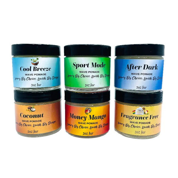 Non-Greasy Hair Styling Pomade For 360 Waves Black Lavish Essentials