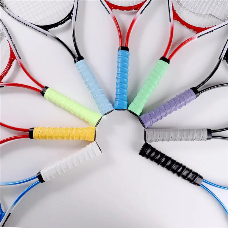 Non-slip Tennis Racket PU Tennis Overgrip Sweat-absorbent Belt Badminton Grip Sports Sweat-absorbent Tennis Accessories
