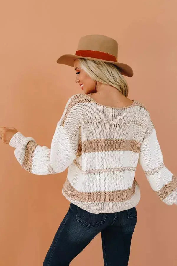 Nora Knitted Sweater Stay Warm in Style