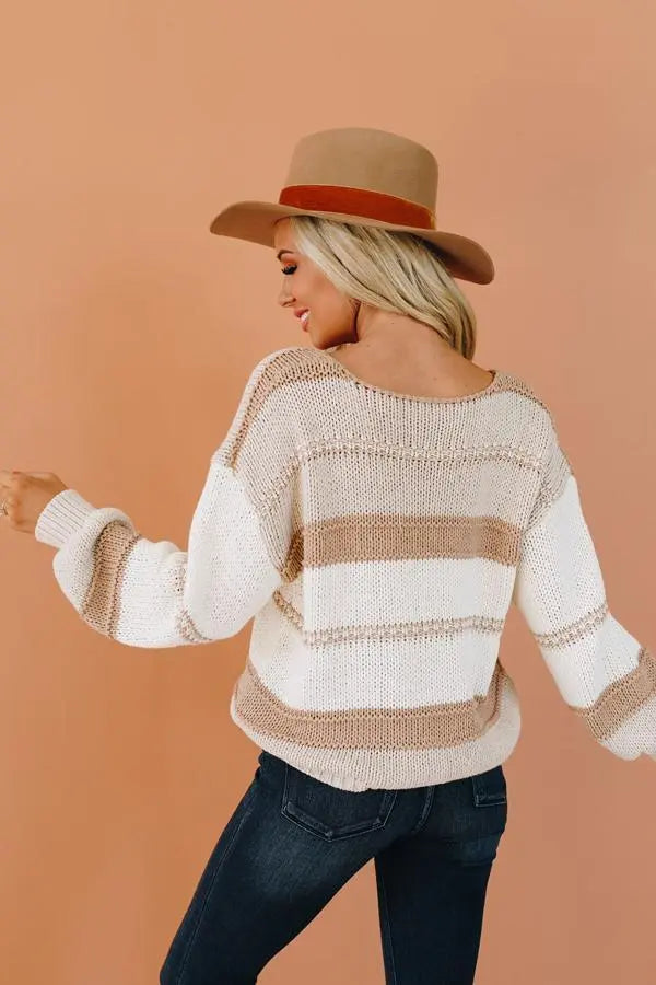 Nora Knitted Sweater Stay Warm in Style