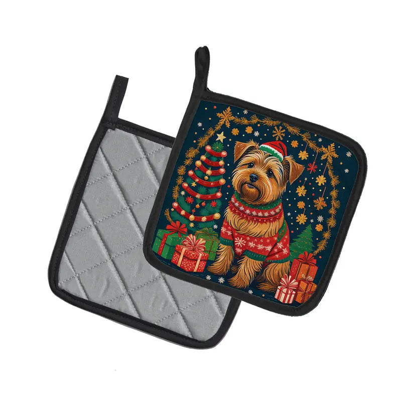 Norfolk Terrier Christmas Foam Coasters Caroline's Treasures