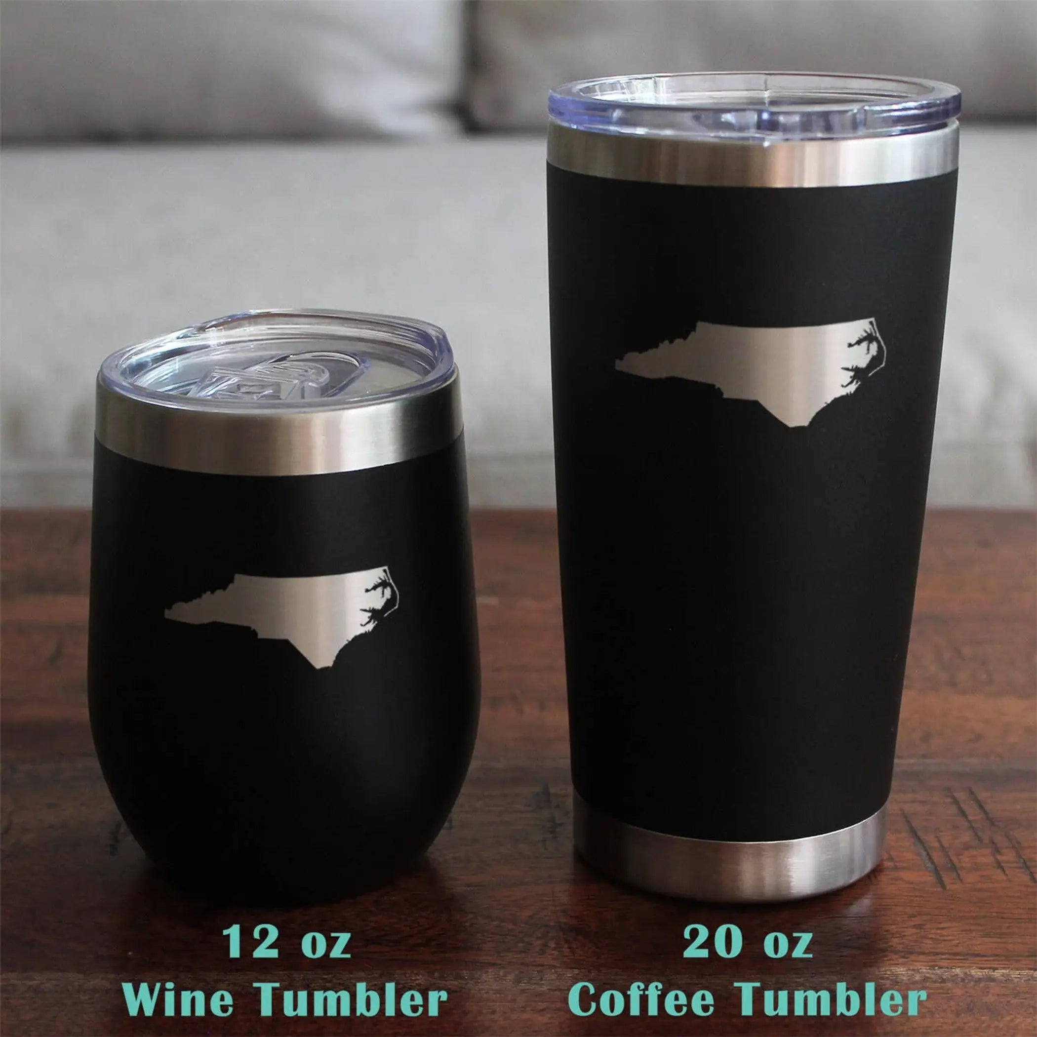 North Carolina Whiskey Rocks Glass - North Carolinians Gifts Bevvee