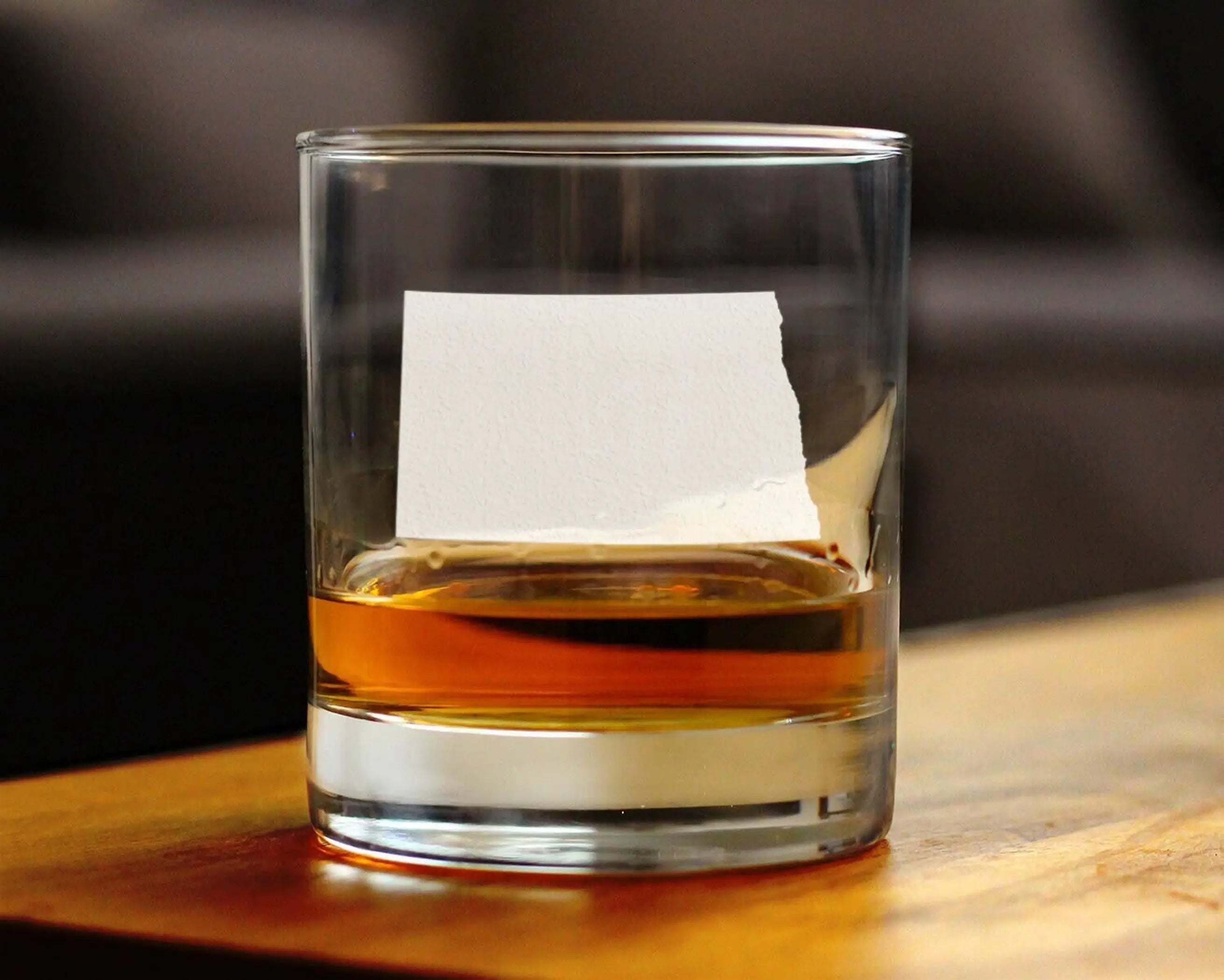 North Dakota Whiskey Rocks Glass - North Dakotans Gifts Bevvee