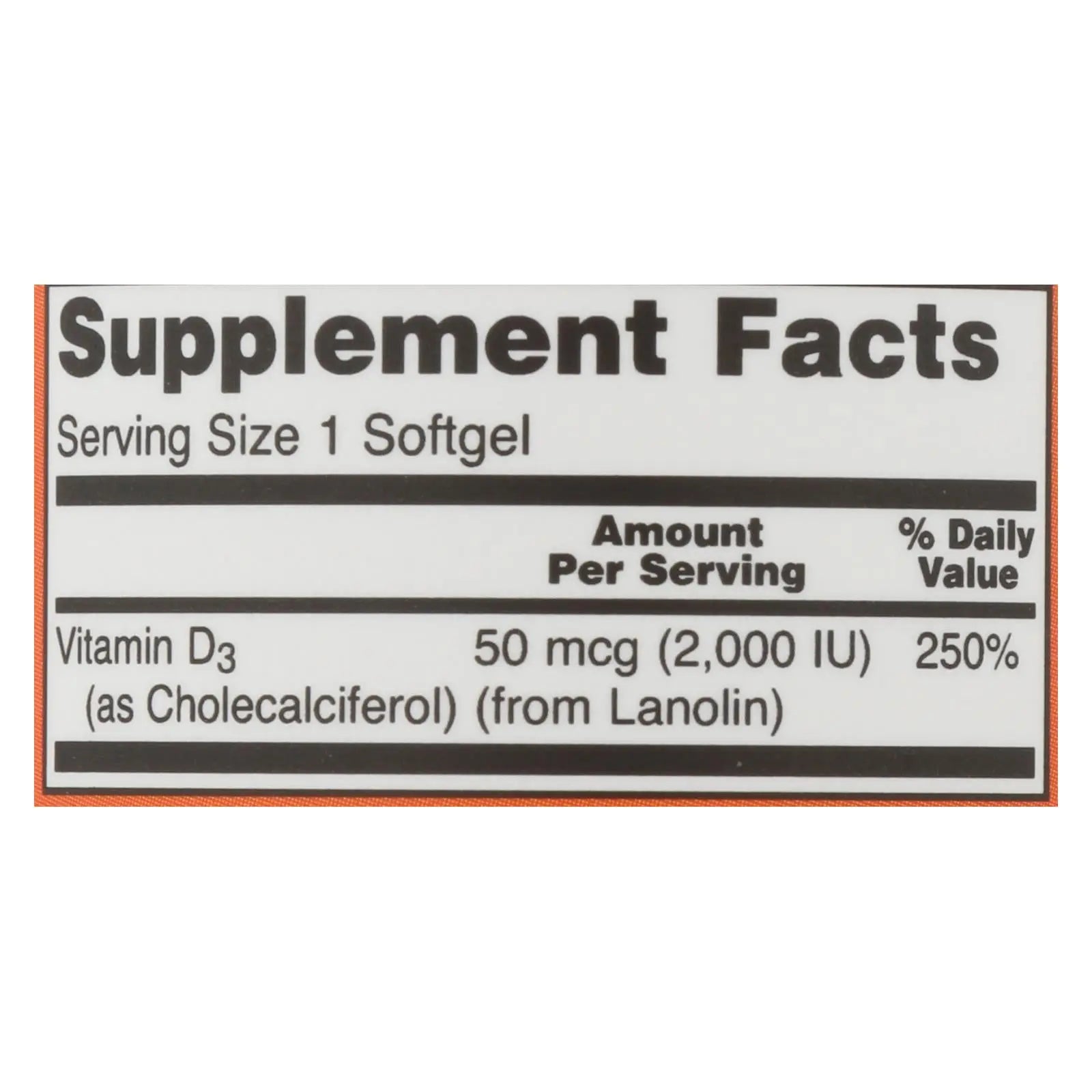 Now Foods - Vitamin D-3 2000iu - 1 Each-120 Sgel Now Foods