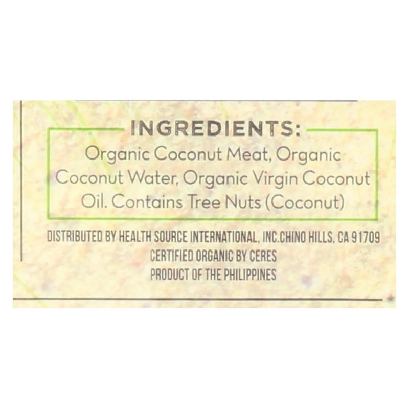 Nuco Original Organic Coconut Wraps  - Case Of 12 - 2.47 Oz Nuco