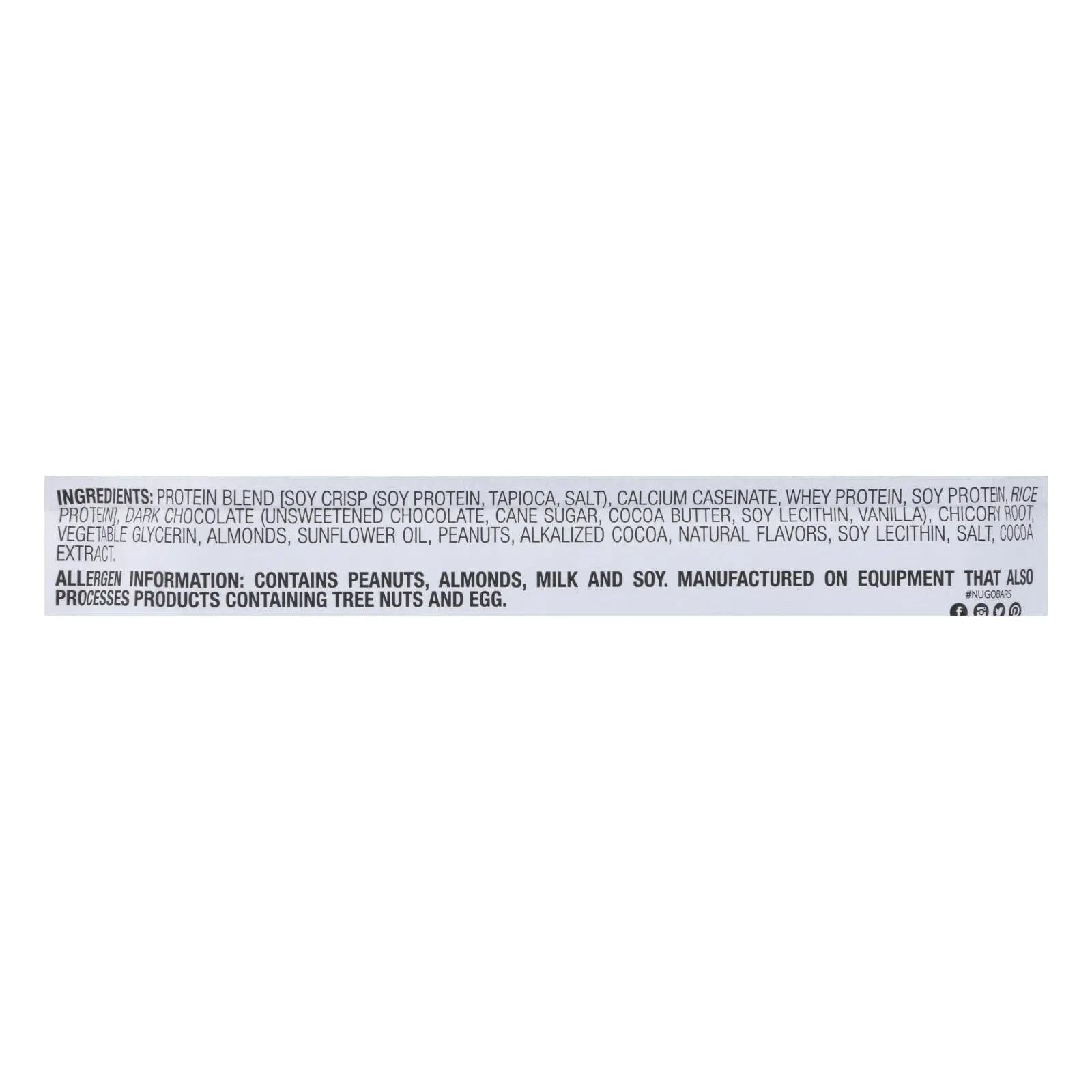 Nugo Nutrition Bar - Slim - Brownie Crunch - 1.59 Oz Bars - Case Of 12 Nugo Nutrition Bar