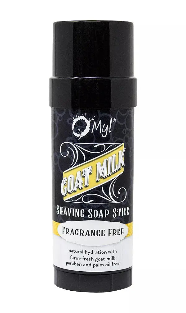 O My! Goat Milk Shaving Soap - Get your Healthy Goat Milk Wet-Shave On with O My! - Free of Parabens & More - Shea Butter, Vit E - Leaping Bunny Certified - Handcrafted in USA Omniio