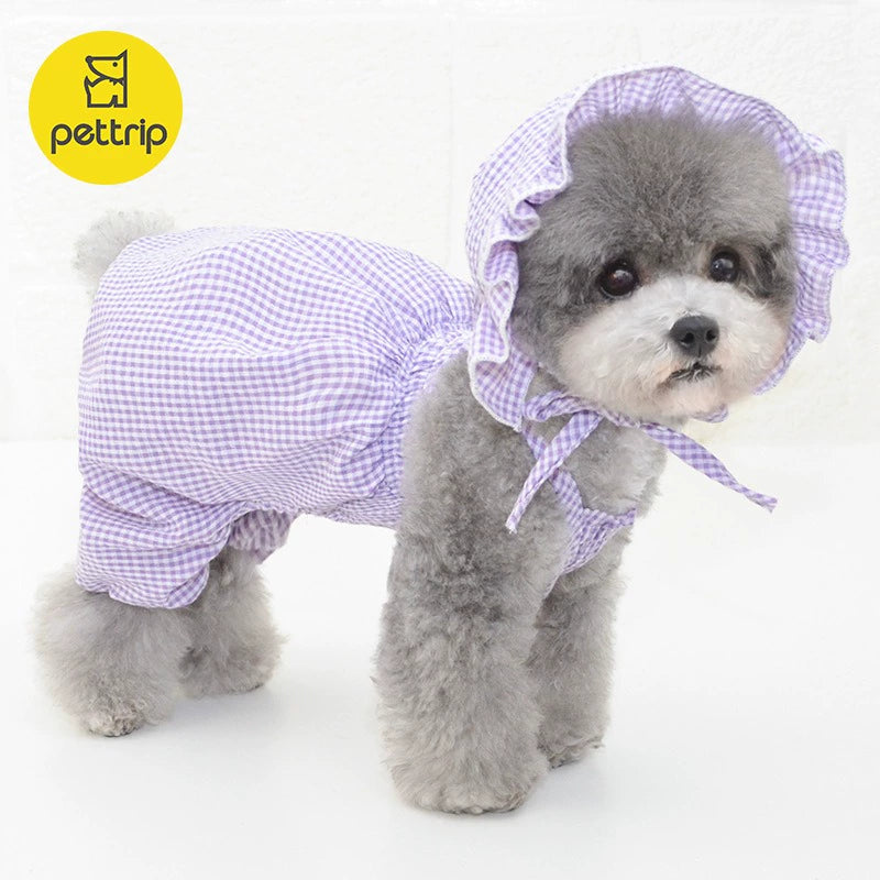 Beitu Dog Clothes 2024 New Arrival Pet Clothes Summer Pumpkin Pants Kitty Dress Teddy/Pomeranian Clothes