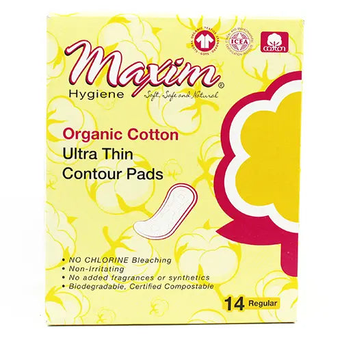 ORGANIC UT CONTOUR PADS Maxim Hygiene Products