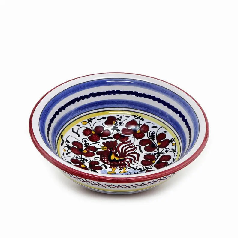 ORVIETO ROOSTER Salad/Cereal Bowl Artistica Italian Gallery
