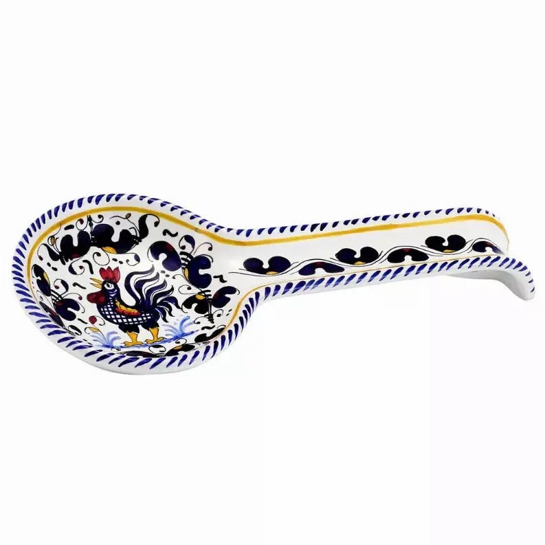 ORVIETO ROOSTER: Spoon Rest Artistica Italian Gallery
