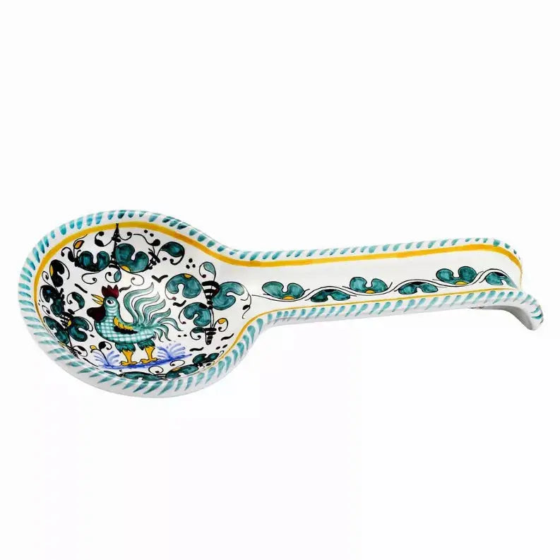 ORVIETO ROOSTER: Spoon Rest Artistica Italian Gallery