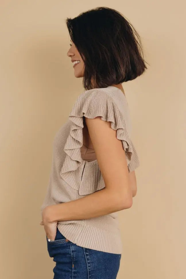 Oakley Ruffle Sweater Tank Stay Warm in Style