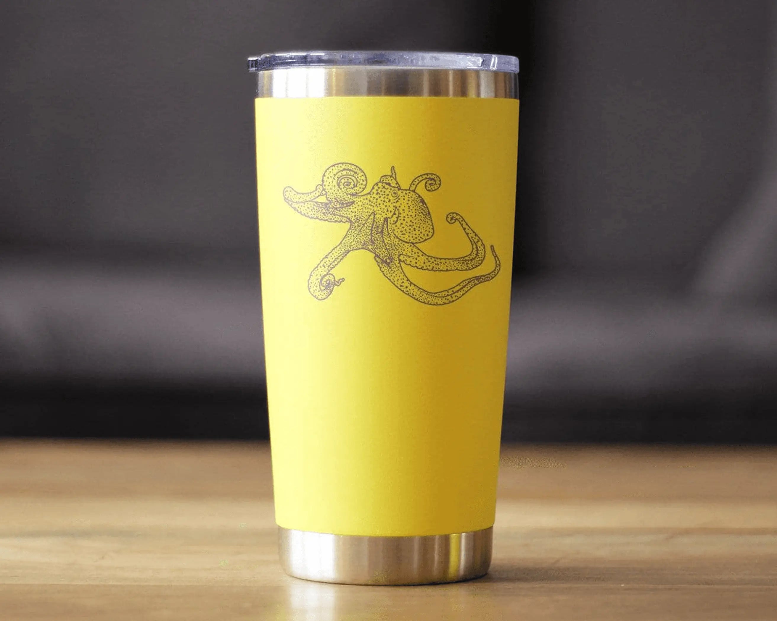 Octopus Insulated Travel Tumbler - Ocean Beach Gifts Bevvee