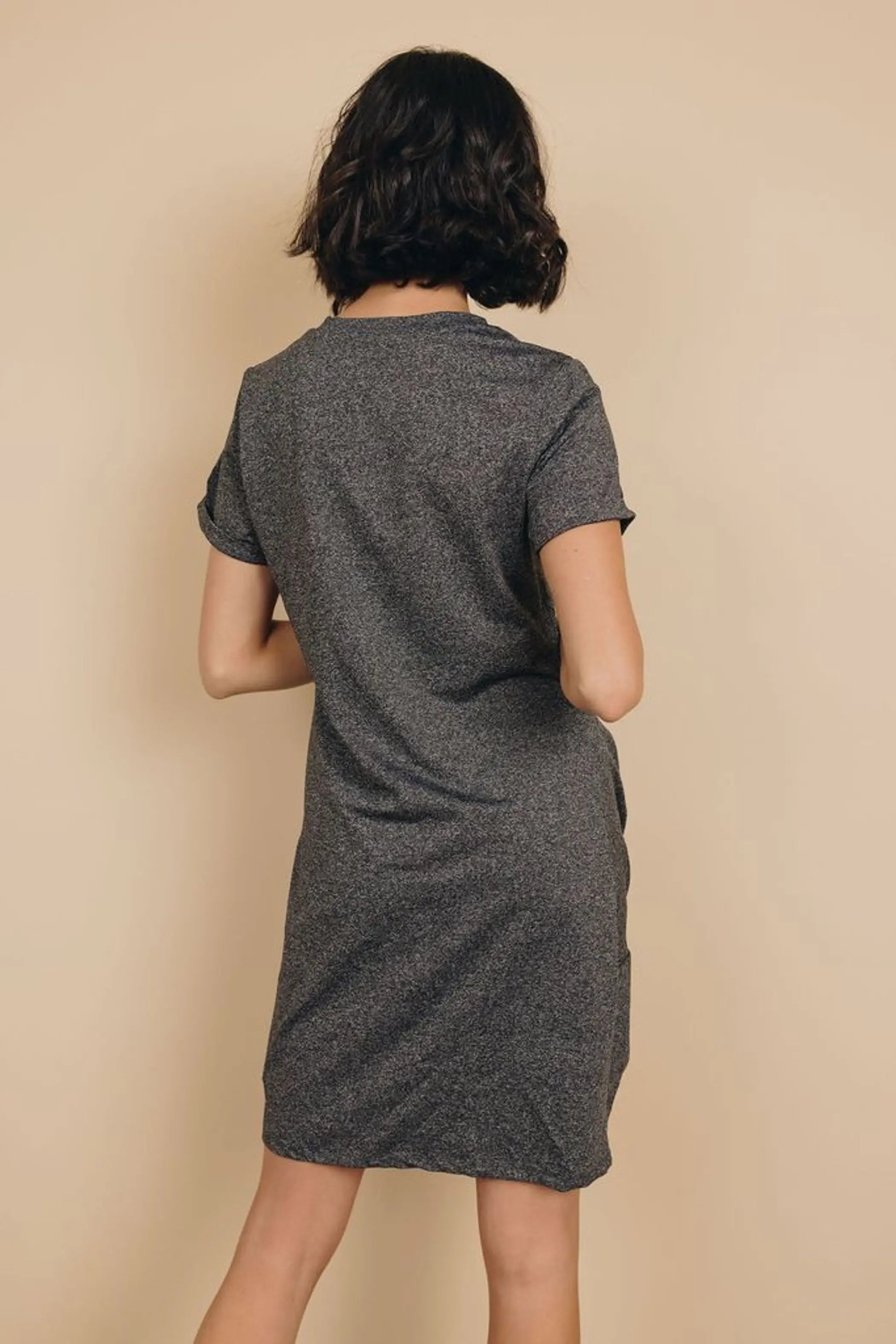 Odell Knotted Mini Dress Stay Warm in Style