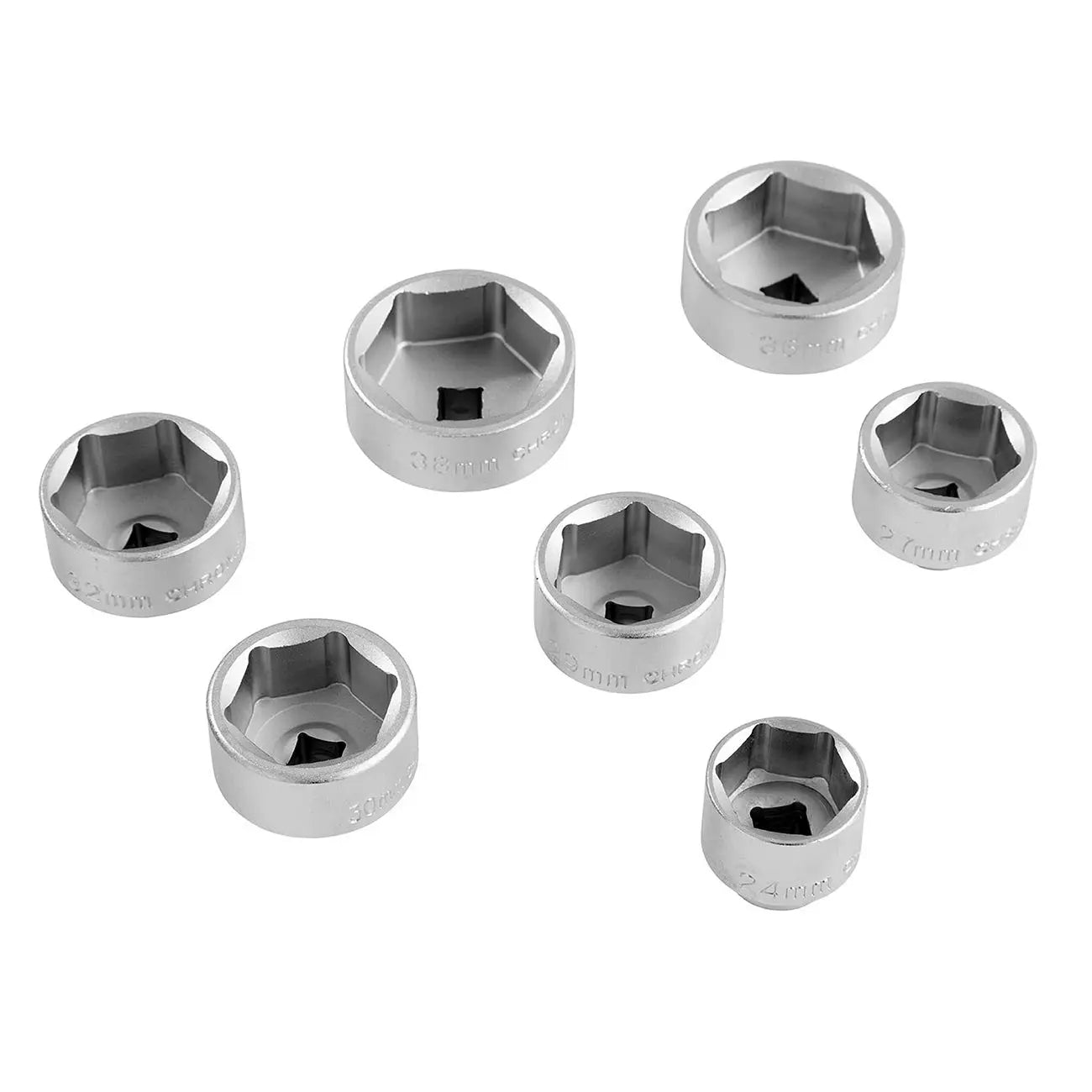 Oem Tools 27197 3/8 Inch Drive Oil Filter Removal Socket Set 7-piece OEM TOOLS